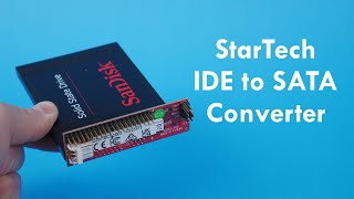 StarTech IDE to SATA Converter Review - Use SATA HDD ODD and SSD with Retro PC