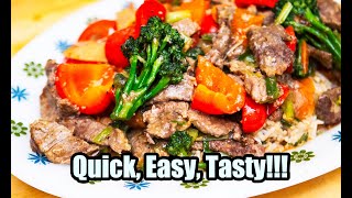 How to Make the Perfect Beef Stir Fry - Easy, Tasty, Quick  Chinese Recipe!!!