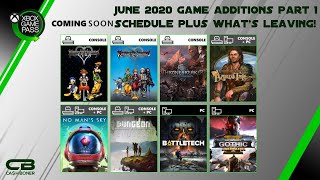 Xbox Game Pass Game Additions for June 2020 Part 1 - Kingdom Hearts 1.5  2.5 & More + What's Leaving