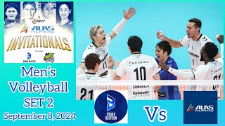 OSAKA BLUTEONS VS ALAS PILIPINAS MEN’S VOLLEYBALL SET 2 PNVF ALAS PILIPINAS INVITATIONALS Sep. 8, 24