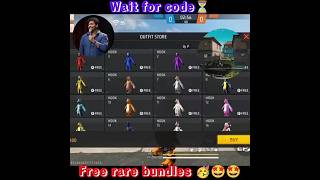 free fire rare bundle craftland map code #shorts #short