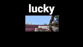 MINECRAFT LUCKY ARROW MOMENT #minecraft #shorts