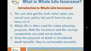 Permanent Life Insurance, What is Whole Life Insurance? - Insurance Tip for Retirement !