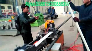 77 pu foam roll forming machine,roll shutter door roll forming machine