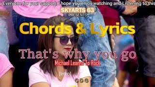 That's why you go  - Chords and Lyrics by Michael Learns To Rock