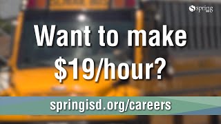 Join our TEAM at Spring ISD Transportation!