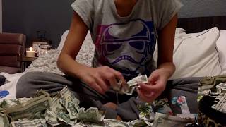 Intense ASMR Crinkles | Whispering | Sorting Paper Money