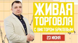 Живая торговля с Виктором Брилевым | Торгуем онлайн по стратегии FX Reider