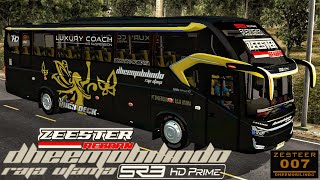 "ZEESTER REBORN 007" LIVERY DHEEMOBILINDO JAYA UTAMA MOD BUSSID SR3 XHD HINO RK| MOD BUSSID TERBARU