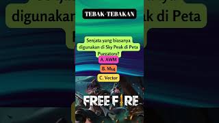 Senjata yang biasanya digunakan di Sky Peak di Peta Purgatory?#shorts #tebaktebakan #viral #quiz