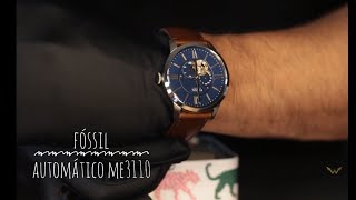 Relógio Fóssil ME3110 Townsman Automático azul