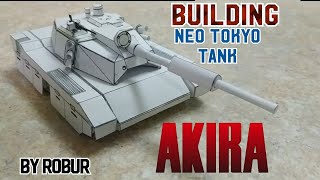 Building 🇯🇵Neo Tokyo Tank🇯🇵 (Main Battle Tank Japanese) #papercraft #military #anime #military