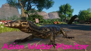 Asian Water Monitor - Tzula Zoo - Planet Zoo