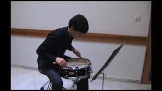 The Final Round for Solo Snare Drum,  José Antonio Moreno Romero