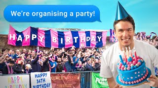 A Surprise Birthday Party At A Football Match!