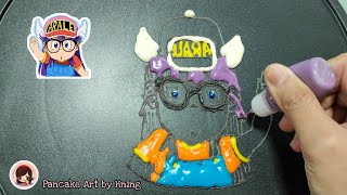 Arale Norimaki pancake art - Arale pancake art (則巻アラレ)