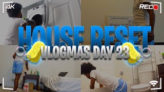 SATURDAY (SUNDAY RESET) CLEANING HOUSE | VLOGMAS DAY 23