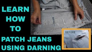 Patching Holes in Jeans Quick and Easy!