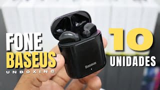 BASEUS W09 - UNBOXING DE 10 UNIDADES DIRETO DA CHINA - SEM TAXA?!