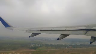 Foggy takeoff Indigo Airbus A320 | Kempegowda International Airport, Bengaluru / Bangalore