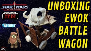 Kenner STAR WARS Power of the Force Ewok Battle Wagon Toy Unboxing!