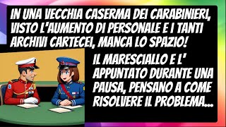 BARZELLETTA CARABINIERI CASERMA COME TROVARE SPAZIO #barzellettegratis #barzellettedivertenti