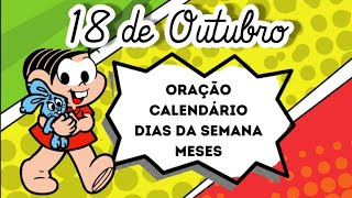 CALENDÁRIO DO DIA 18 DE OUTUBRO 2021 l Aula Completa