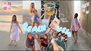 Beach Week Vlog | new books + current reads |