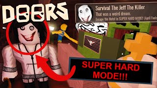 SUPER HARD MODE!!! Complete || Roblox Doors