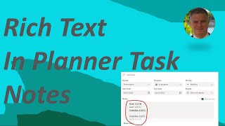 Rich Text in Microsoft Planner Task Notes