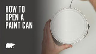 BEHR® Paint | How to Open a Paint Can