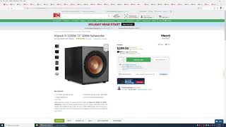 2021 Early Black Friday Deals Part 3.5 (B&H) Speakers