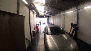 Nissan Skyline R33 going to the car wash