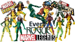 Every Marvel Legends Rogue Toybiz and Hasbro Comparison List X-men Classics Vintage Target Exclusive