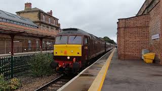 47832 & 57315 arriving at Wakefield kirkgate ( York to Carlisle) 5/9/24.