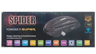 ❤️ معرفی و انباکس رسیور اسپایدر فوراور 9 سوپر SPIDER FOREVER 9 super تماس با ما 09144344709