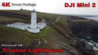 DJI Mini 2 - Padstow - Trevose Lighthouse - Cornwall - 4k Drone Photography