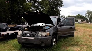 2006 Ford Escape rear shocks replacement at 15:20