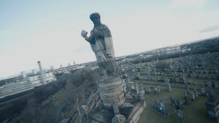 Glasgow Necropolis filmed with FPV Drone and BMPCC 6K camera