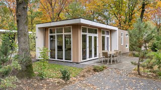 Modern recreatiechalet in een groene omgeving in Lunteren | Maaike van Doorn Makelaar