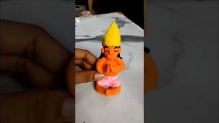 DIY Hanuman Murti making🙏🙏🙏jai shree Ram 🚩#shorts #viral