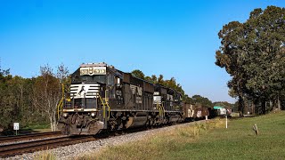 NS 153, NS 27A, & NS P78 on an early morning at Wellford 10/5/24