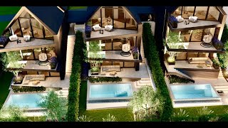 Garden Design / Infinity Pool / Cottage House / modern garden design