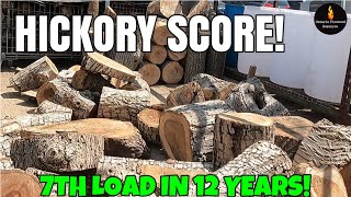 BITTERNUT HICKORY SCORE! #FIREWOOD