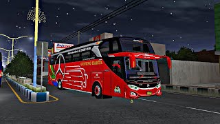 MOD BUSSID TERBARU || JB3 SHD MERCY 0500RS TERBARU, Test Drive Mod Viral