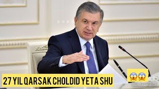 Tezkor habar president Sh Mirziyoyev majlisda shunday dedi