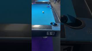 Insane follow through shot in pool