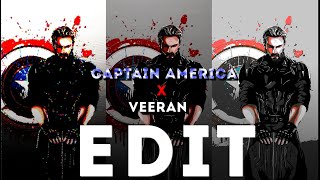 CAPTAIN AMERICA X VEERAN 🔥 || HD EDIT