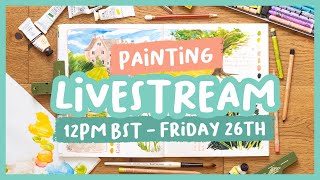 Painting Livestream! The end of the daily art challenge 🎨✨