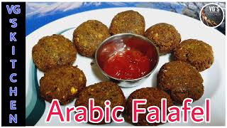 Falafel Recipe in Tamil | Arabic Snack | Kondaikadalai Falafel recipe | Healthy Evening Snack Recipe